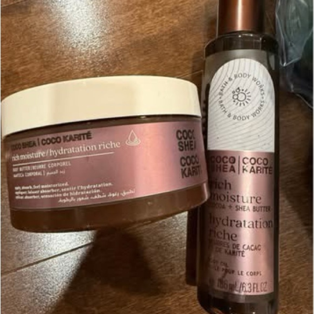 Bath& Body Works Coco Shea Rich Moisture Body Butter / oil
